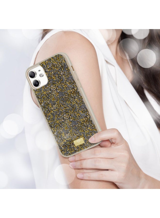 سواروفسكي Pro Case Glitter, Sparkle Diamond Crystal Bling Case with Bling, Ultra Thin Lightweight Full BodCase For iPhone 12/ iPhone 12pro Shockproof Anti-Scratch Protective Cover - Image 3